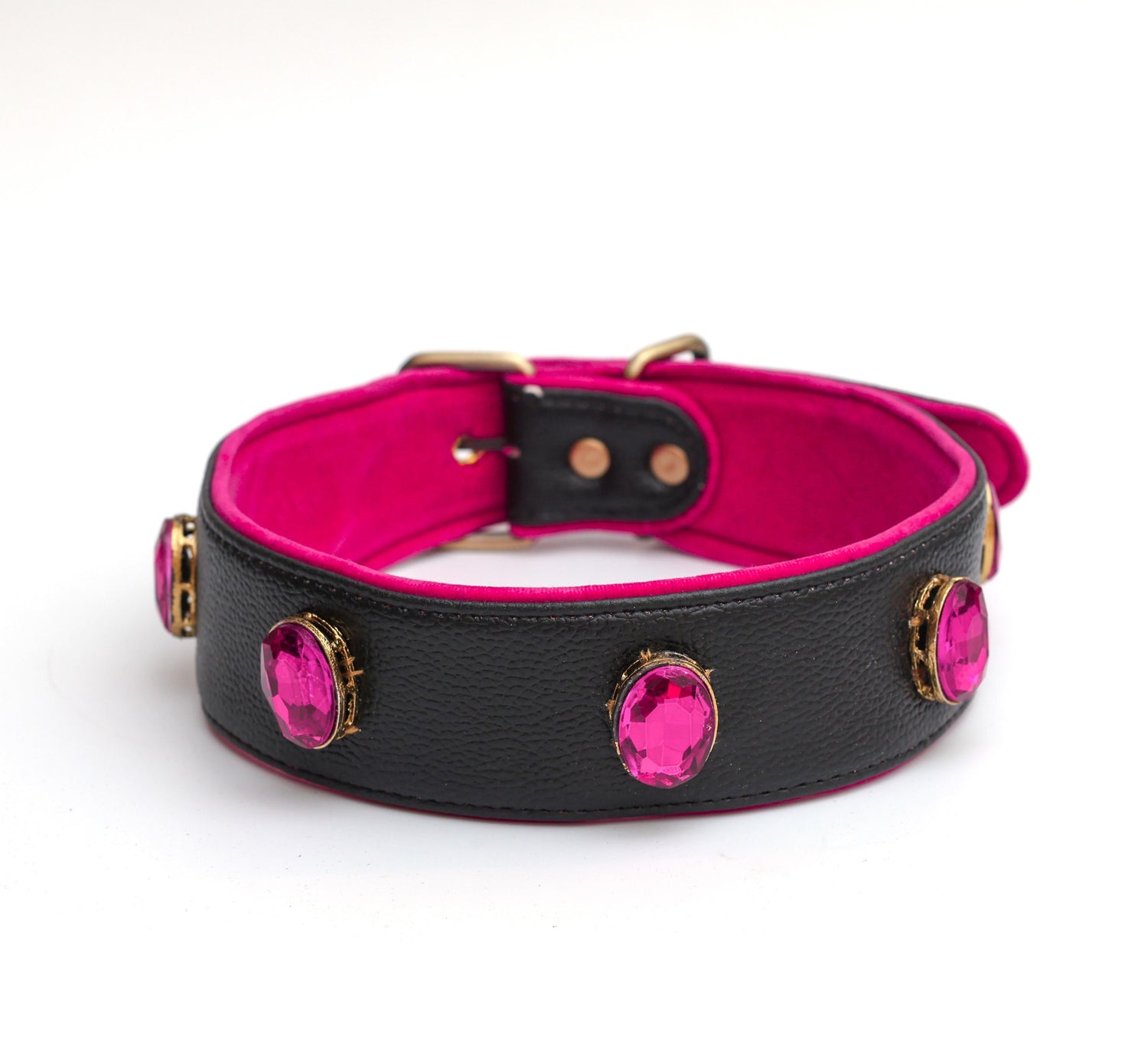 Pet Collar ( Black & Pink)